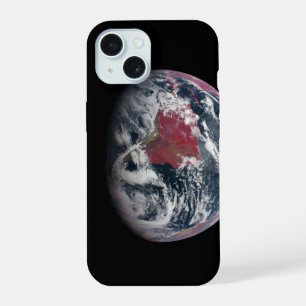 Plantengroei op planeet aarde. iPhone 15 hoesje