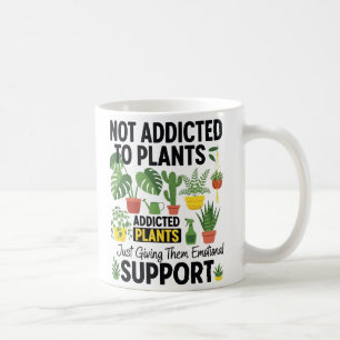 Plantenliefhebber Grappig “Ik ben niet verslaafd a Koffiemok