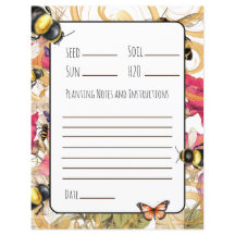 Plantennotities en instructies voor voorjaarszaden