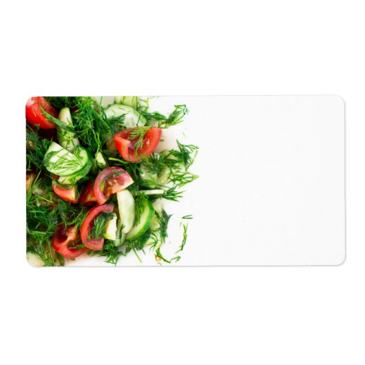 Plantensalade Etiket (Voorkant)