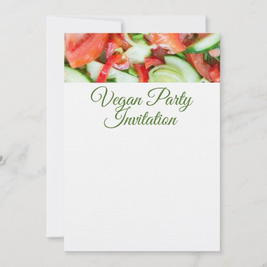 Plantensalade Kaart (Voorkant)