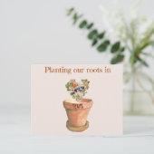 Planter nos racines au Texas nouveau faire-part (Debout devant)