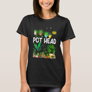 Planterpot hoofd Planten Bloem Outdoor Bloem Plan T-shirt