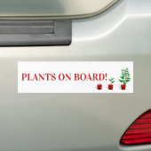 Plantes à bord Sticker pare-chocs (En voiture)