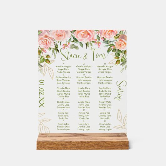 Plantes Botaniques Rose Mariage Or Siège (Recto)