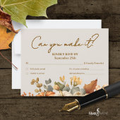 Plantes bouchées RSVP Thanksgiving Card Classic