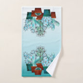 Plantes de Cactus du désert (Serviette à main)