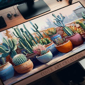 Plantes de cactus pointillés Peinture Whimsical Gr