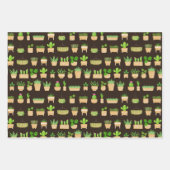 Plantes de la maison Cactus sur papier d'enveloppe (Devant 2)