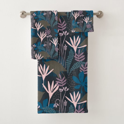 Plantes de la marine florale moderne Pastel Fleurs (En situation)