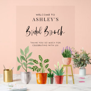 Plantes en pot Boho pour un brunch de mariage bien