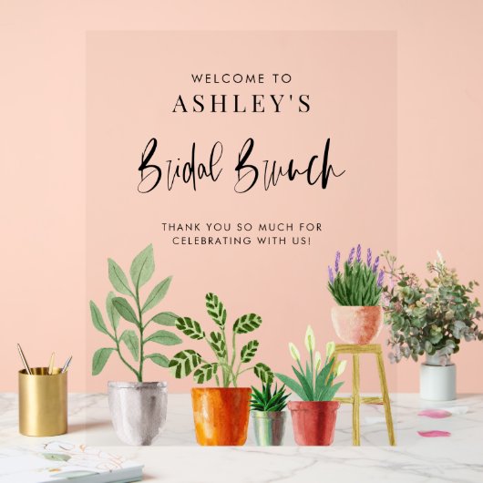 Plantes en pot Boho pour un brunch de mariage bien (Mariage)