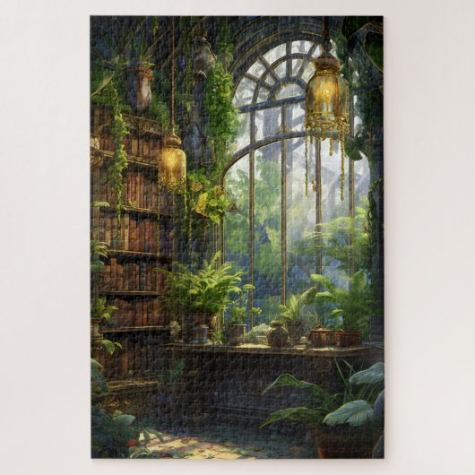 Plantes et livres Jigsaw Puzzle (Vertical)