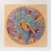 plantes et oiseaux Puzzle (Horizontal)