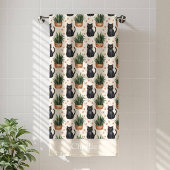 Plantes personnalisées et chat