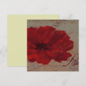 Plantes Rouges ~ Invitations (Devant / Derrière)