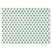 Plantes succulentes vertes sur nappe blanche (Devant (Horizontal))