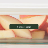 Plantes verts Couleurs imperméables Nom Étiquettes (Apposé)