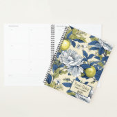 Planteur floral bleu et vert (Devant avec enveloppe)