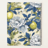 Planteur floral bleu et vert (Dos)