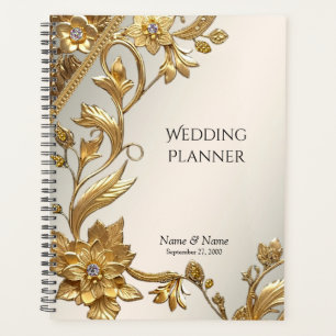 Planteur Floral Feuille Golden Wavy