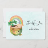 Planteur Whimsical avec arc-en-ciel et Merci de fe (Devant)