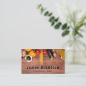 Plantgoed op de schenker voor eigen gebruik visitekaartje (Staand voorkant)