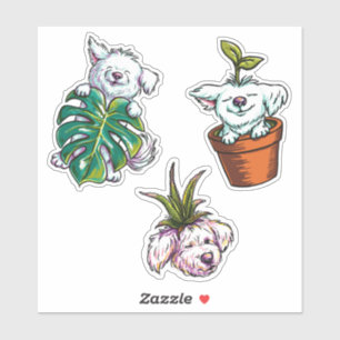 Planty Pups: Jack Sticker