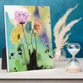 Plaque à plateau Abstrait avec de l'Easel (Côté)