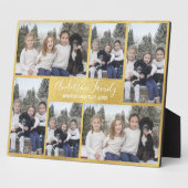 Plaque à six Modèles photo en or jaune (Côté)