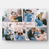 Plaque à six photos moderne (Devant)