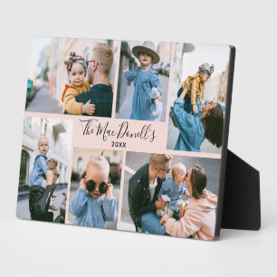 Plaque à six photos moderne