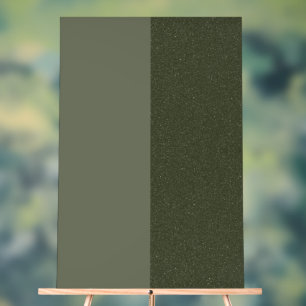 Plaque Acrylique Moss Green Duo-Tone - Personnalis