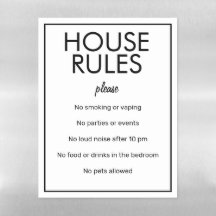 Fiche de réfrigération des Règles de la Maison Bla