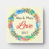 Plaque Amour de couple (Devant)