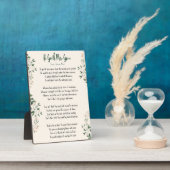 Plaque Annie Johnson Flint - He Giveth More Grace (Côté)