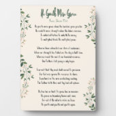 Plaque Annie Johnson Flint - Il donne plus de grâc (Devant)