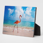 Plaque Art Décor Flamant rose (Côté)