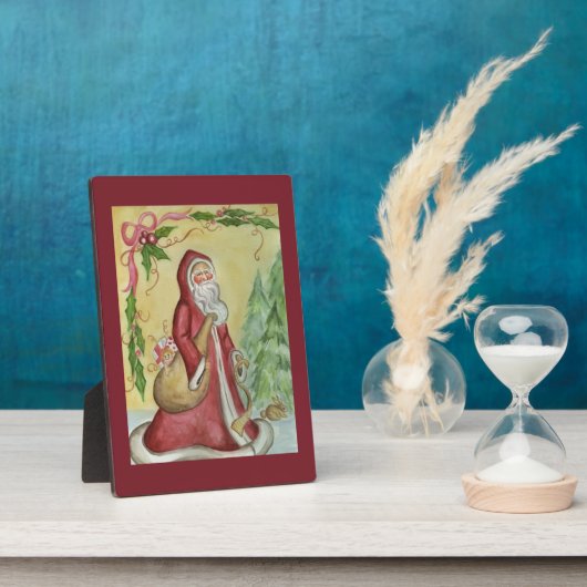 Plaque Art Décor Père Noël (Côté)