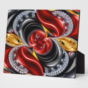 Plaque aux couleurs allemandes Design moderne