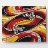 Plaque aux couleurs belges Design moderne (Devant)