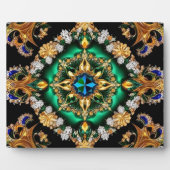 Plaque aux couleurs brésiliennes Design moderne (Devant)