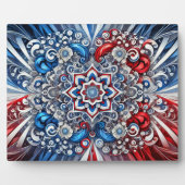 Plaque aux couleurs françaises Design moderne (Devant)