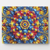 Plaque aux couleurs roumaines Design moderne (Devant)