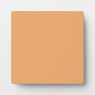 Plaque avec Arrière - plan Pastel Orange