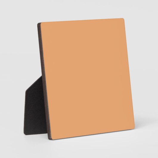 Plaque avec Arrière - plan Pastel Orange (Recto)