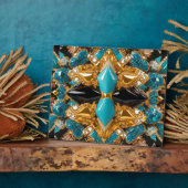 Plaque avec Bahamas Couleurs Design moderne (Côté)