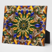 Plaque avec Brésil Couleurs Design moderne (Côté)