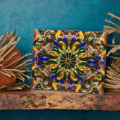 Plaque avec Brésil Couleurs Design moderne (Côté)