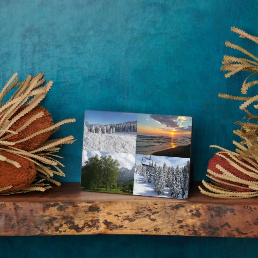 Plaque avec chevalet arrière sans cadre pour colla (Côté)